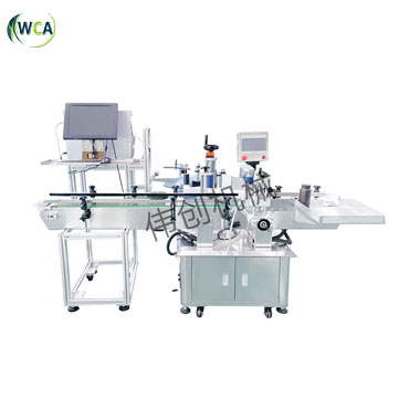 緩存打印圓瓶自動(dòng)貼標(biāo)機(jī)